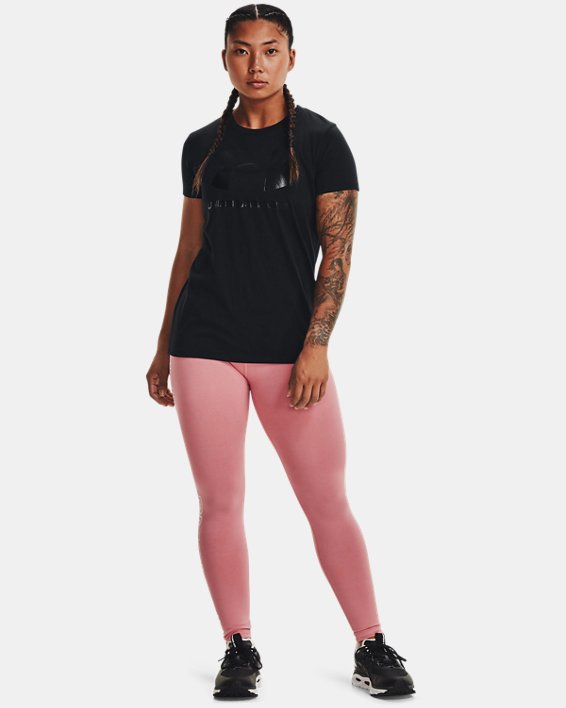 Women's UA Favorite Wordmark Leggings, Pink, pdpMainDesktop image number 2